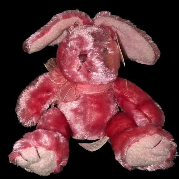 6" Pink Soft Cottontail Collection Bunny Rabbit New - Picture 8 of 8